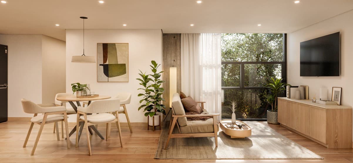 Moderno departamento en Cuauhtemoc